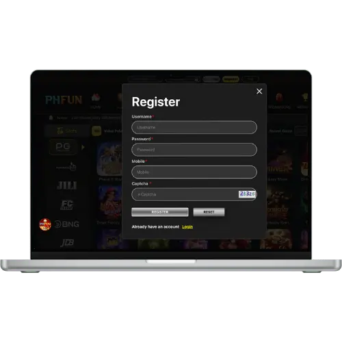 Register at PH Fun Casino